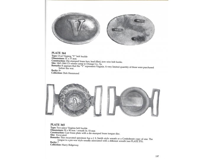  Confederate Belt Buckles & Plates - Out of Print