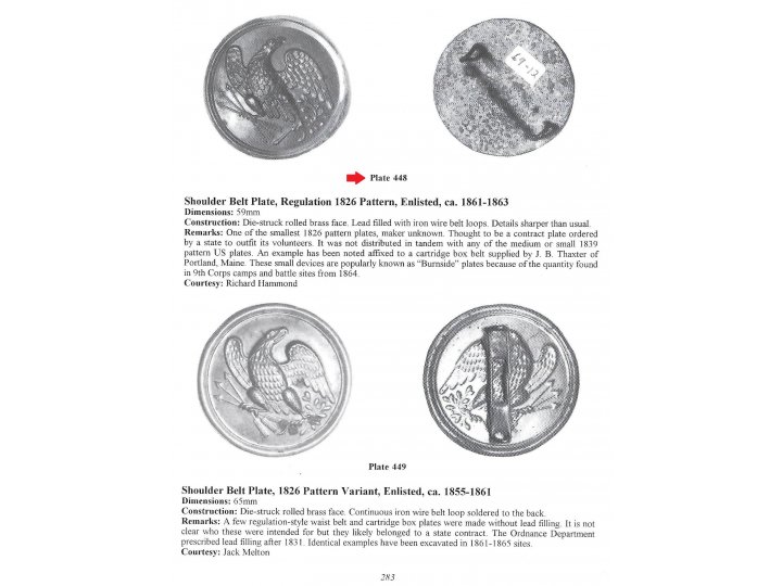 Maine "Burnside" Eagle Plate - High Quality