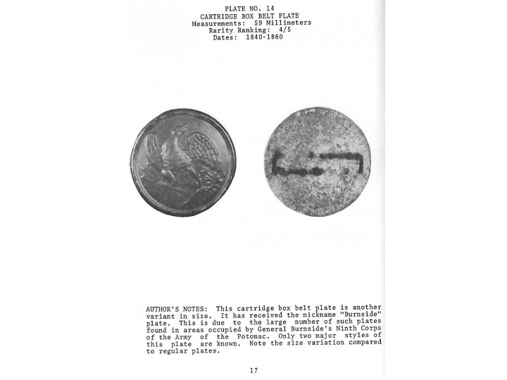 Maine "Burnside" Eagle Plate - High Quality