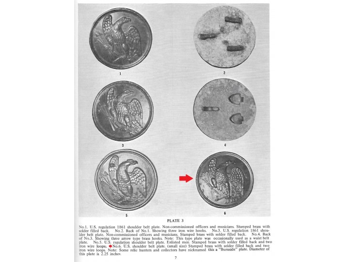 Maine "Burnside" Eagle Plate - High Quality