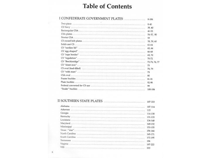 Confederate Belt Buckles & Plates - 1st Edition - Signed - Out of Print