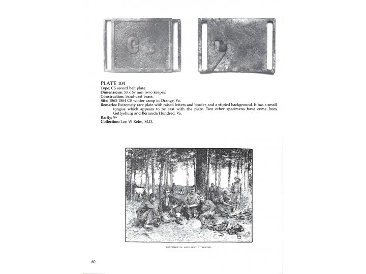 Confederate Belt Buckles & Plates - 1st Edition - Signed - Out of Print