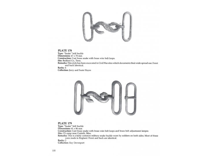 Confederate Belt Buckles & Plates - 1st Edition - Signed - Out of Print