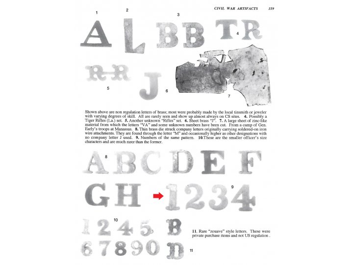 Regimental Number "1" - Large Size