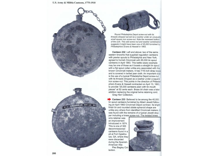 1863 Cincinnati Depot Canteen - Published in O'Donnell Canteen Book