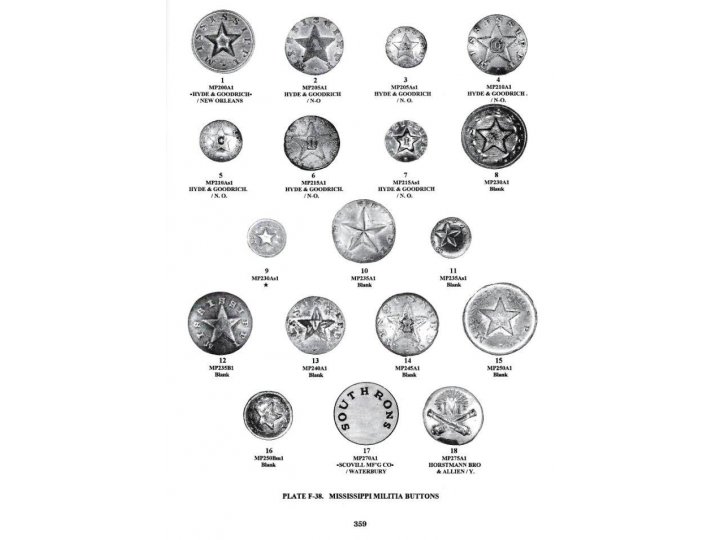 Uniform Buttons of the United States 1776 -1865 by Warren Tice - Signed by Author - Out of Print