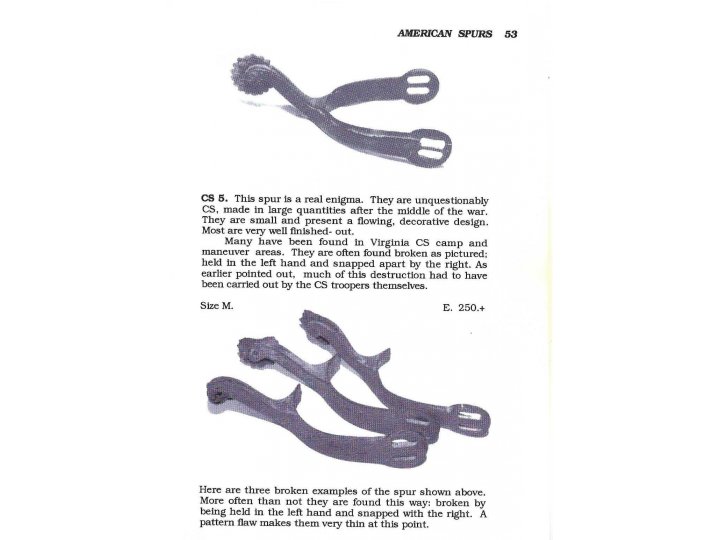 Confederate Spur - Field Repair