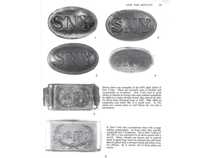 State of New York "SNY" Belt Buckle with Leather Patch Marked "J. I. PITTMAN"