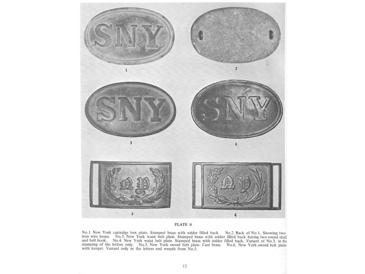 State of New York "SNY" Belt Buckle with Leather Patch Marked "J. I. PITTMAN"