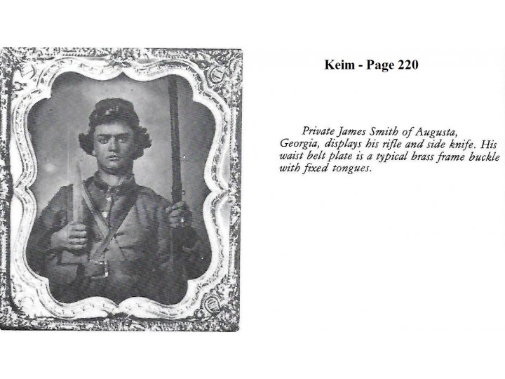 Confederate "Georgia" Frame Buckle - Thick, Heavy Type - Sydney G. Kerksis Collection