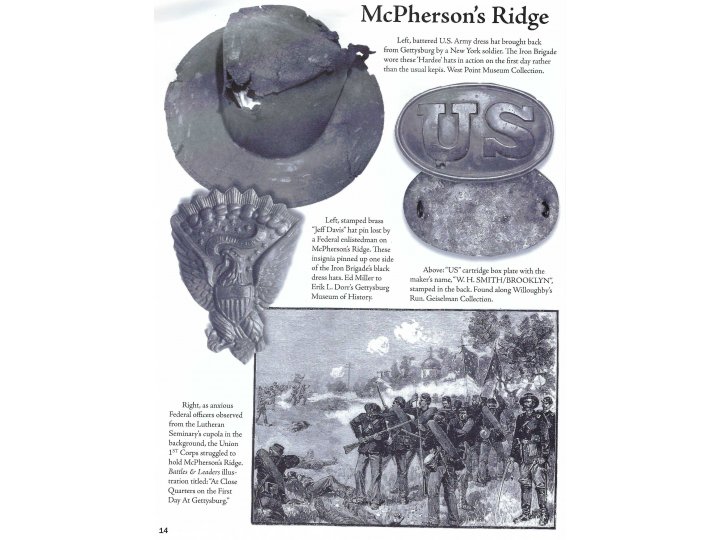 US Cartridge Box Plate - Contractor Marked "W. H. SMITH / BROOKLYN"