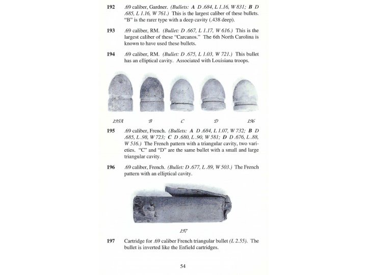 Confederate .69 Caliber French Pattern "Triangle Base" Bullet