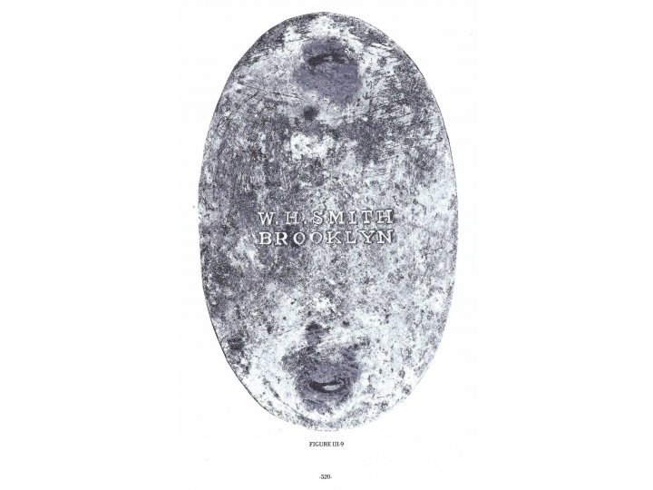 US Cartridge Box Plate - Contractor Marked "W. H. SMITH / BROOKLYN"