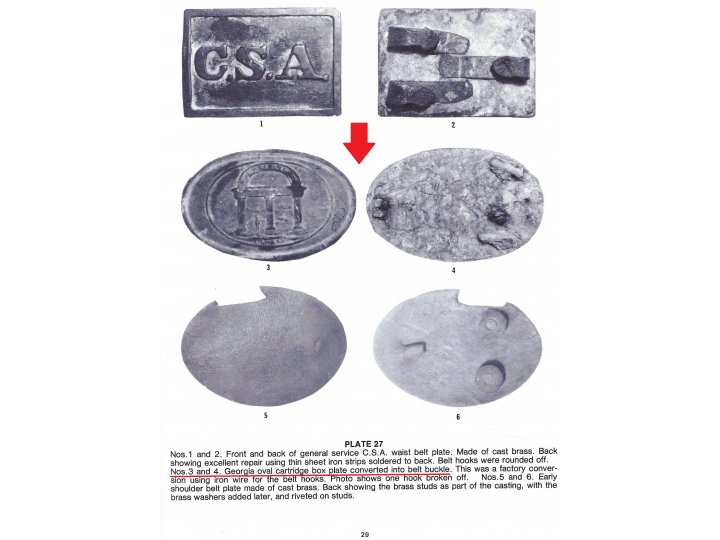 US Cartridge Box Plate Field Conversion to Waist Belt Buckle