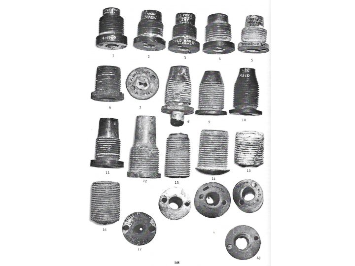 Confederate Time Fuze Adaptor for Spherical Projectile