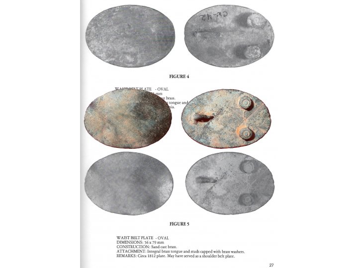Militia Oval Belt Plate - Circa 1812 - Published in Keim