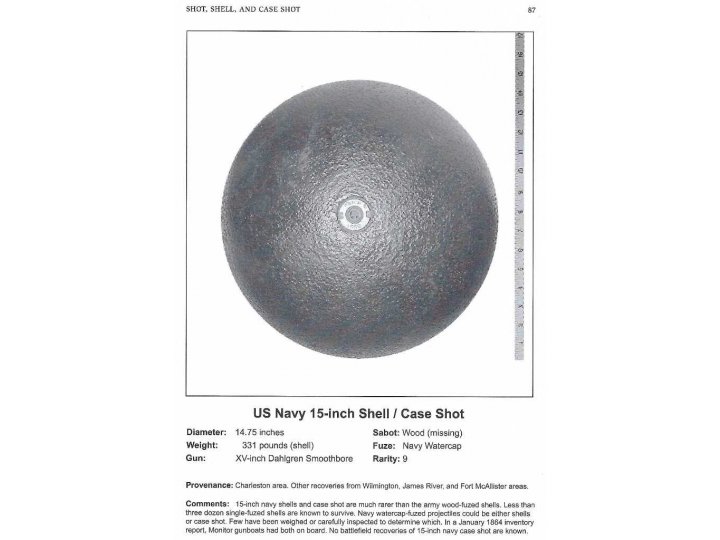 US Navy 8 or 9-inch Spherical Shell "Culot" Fragment