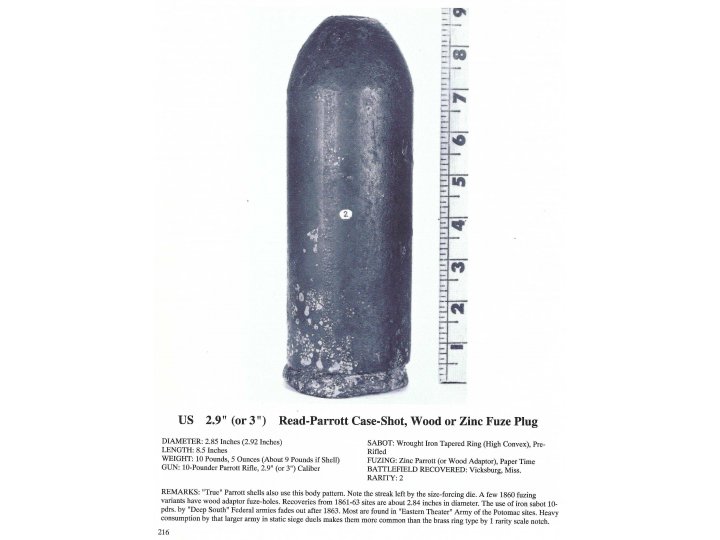 Federal 2.9-inch Read-Parrott Case-Shot