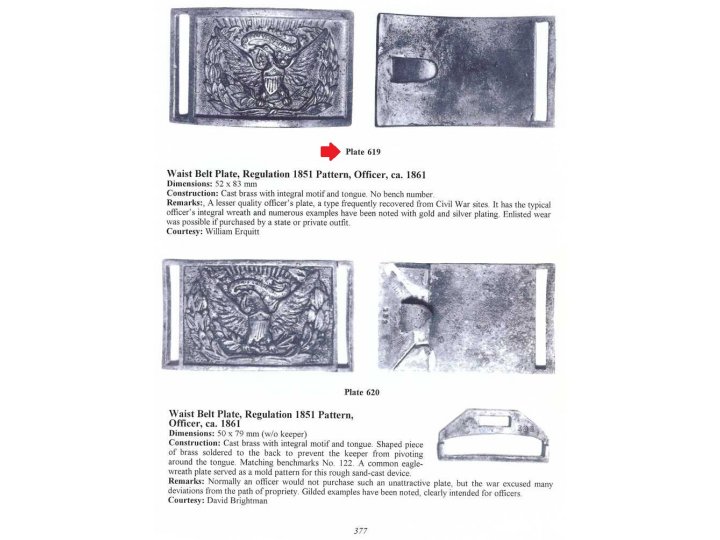 Federal Sword Belt Buckle