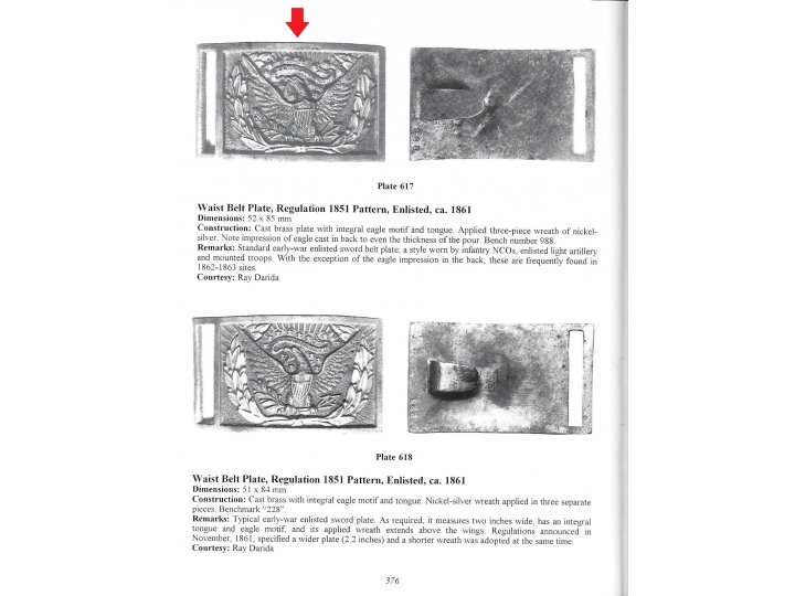 Federal Sword Belt Plate