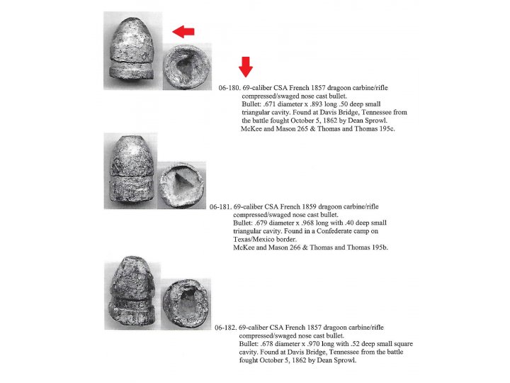 .69 Caliber French Triangle Base Bullet