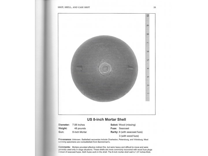 Huge Artillery Fragment from Eight Inch Mortar Shell