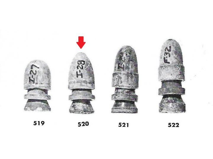 .58 Caliber Three-Piece Shaler Bullet 