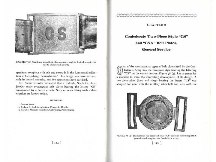 Accoutrement Plates North and South 1861-1865