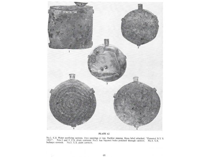 Excavated Artifacts from Battlefields and Campsites of the Civil War 1861-1865