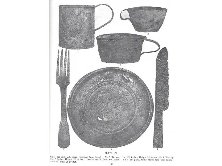 Excavated Artifacts from Battlefields and Campsites of the Civil War 1861-1865