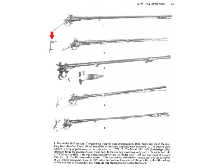 Brass Butt Plate for Enfield Musket