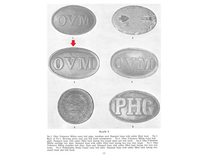 Ohio Volunteer Militia Belt Buckle - OVM - Premium Quality