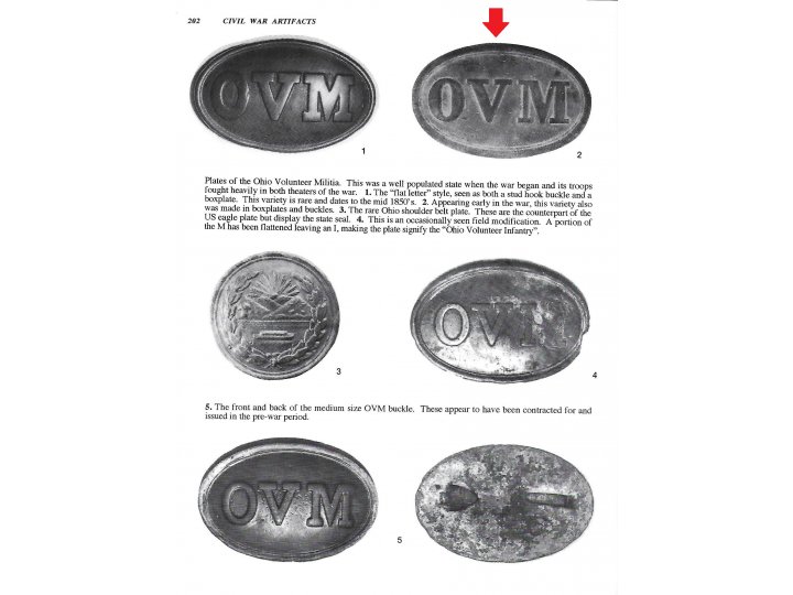 Ohio Volunteer Militia Belt Buckle - OVM - Premium Quality