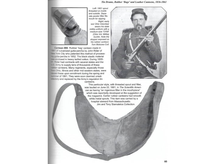 U.S. Army & Militia Canteens 1775 - 1910 - Brand New Copy