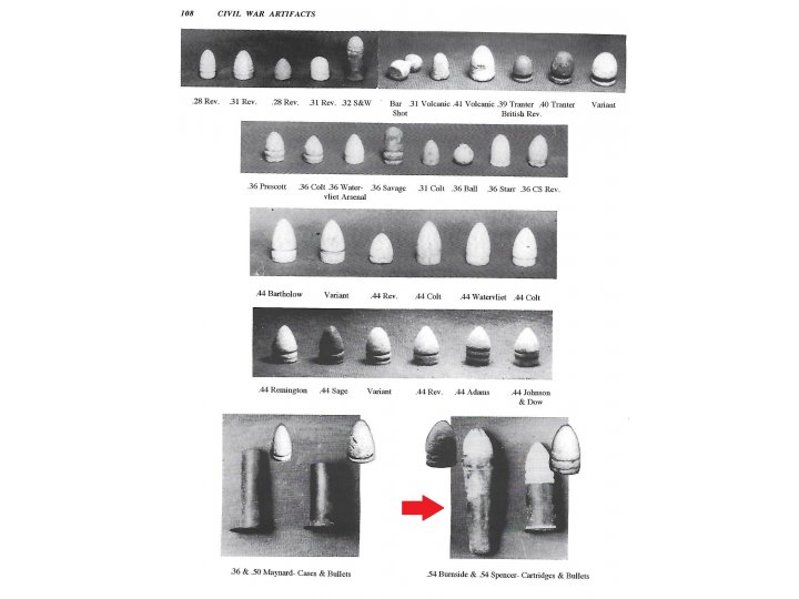 Burnside Carbine Cartridge - Excavated