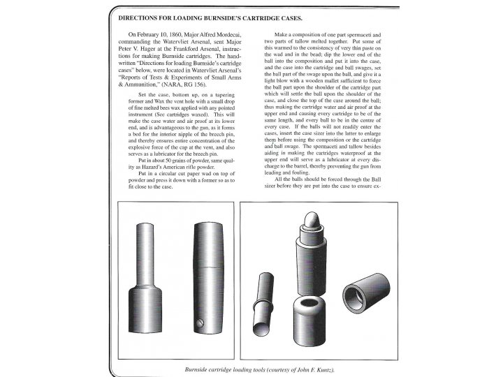 Burnside Carbine Cartridge - Excavated