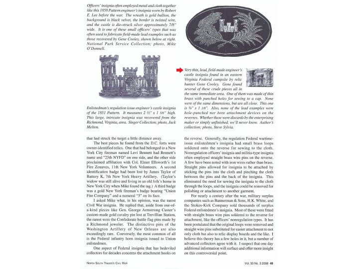 Field Made Engineer Insignia