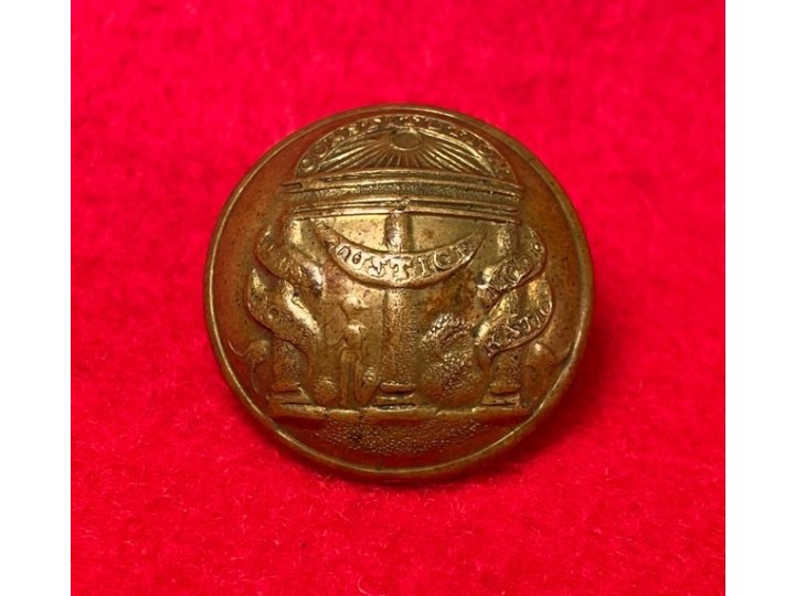 Georgia State Seal Coat Button