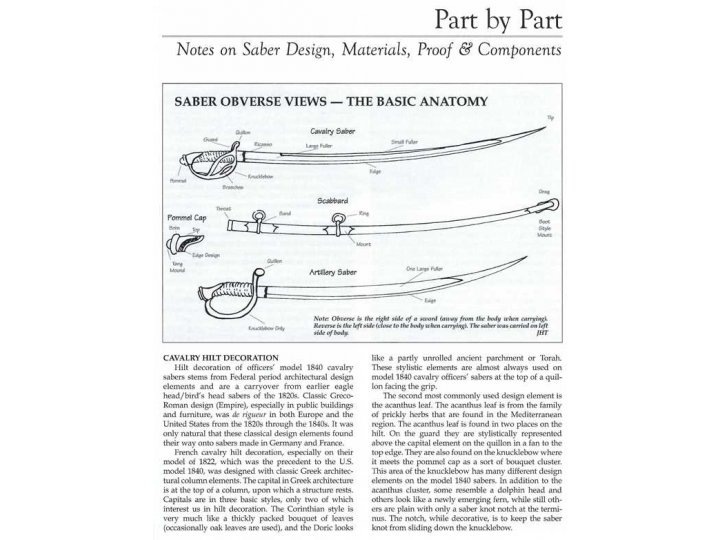 Civil War Cavalry and Artillery Sabers