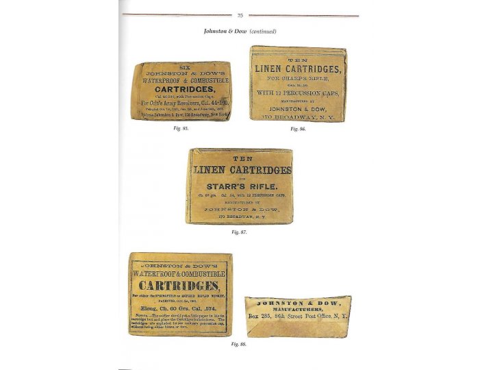 Percussion Ammunition Packets - Union, Confederate and European 1845-1888