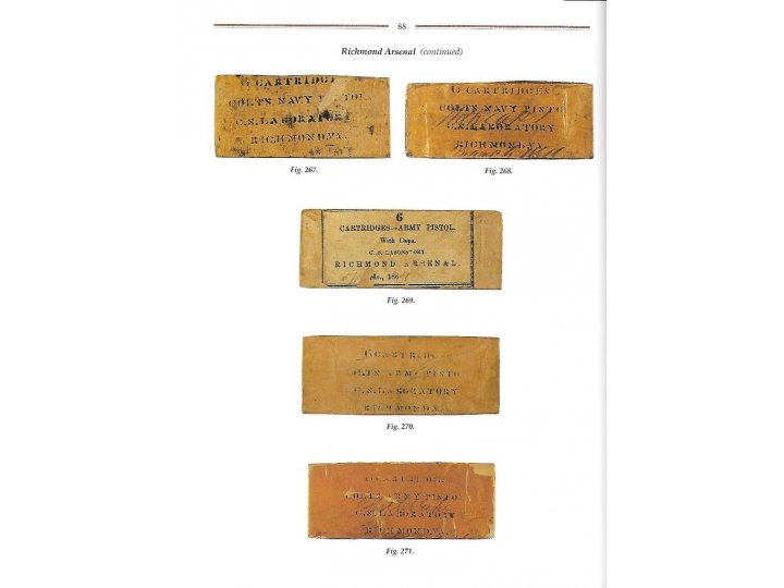 Percussion Ammunition Packets - Union, Confederate and European 1845-1888