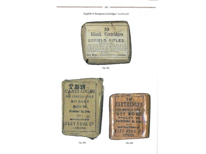 Percussion Ammunition Packets - Union, Confederate and European 1845-1888