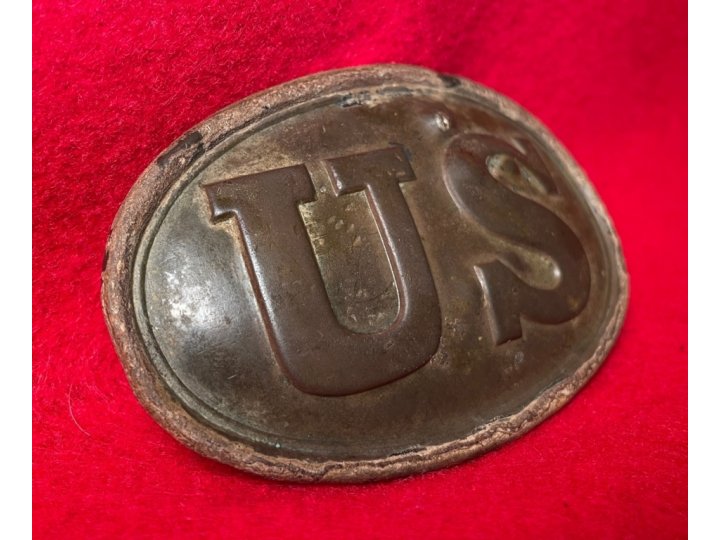 US Belt Buckle - Initials "JB" with Bayonet Tip Marks