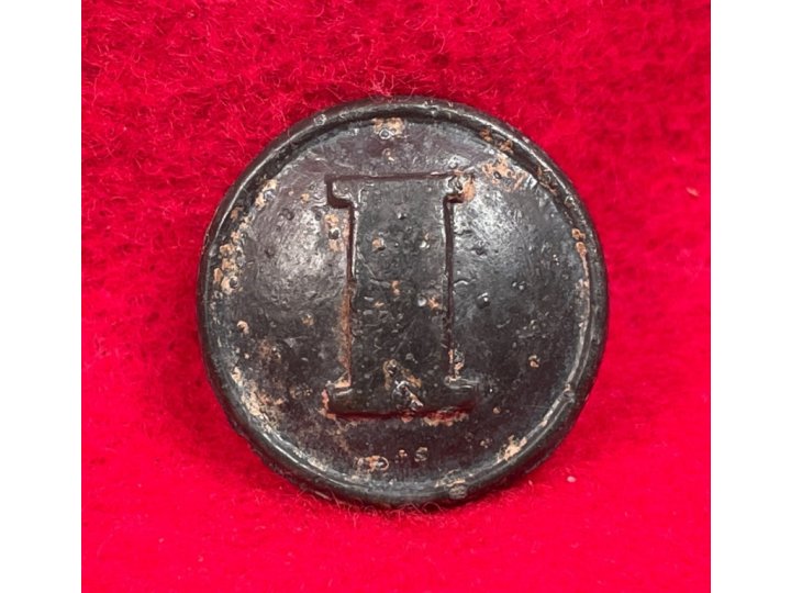 Confederate Infantry Coat Button - Pewter