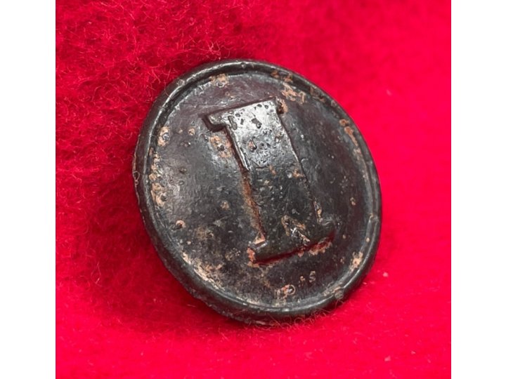 Confederate Infantry Coat Button - Pewter