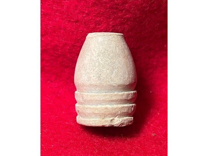 Carved .69 Caliber Three Ring Bullet