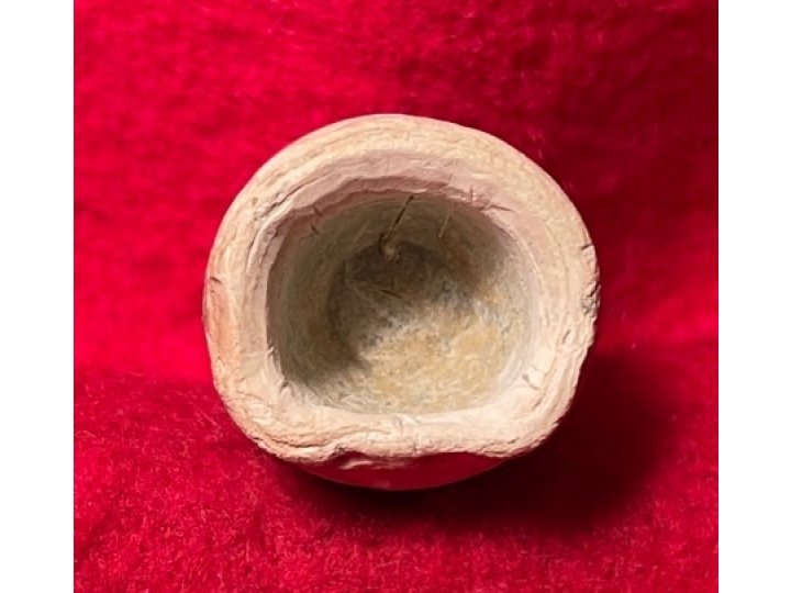 Carved .69 Caliber Three Ring Bullet