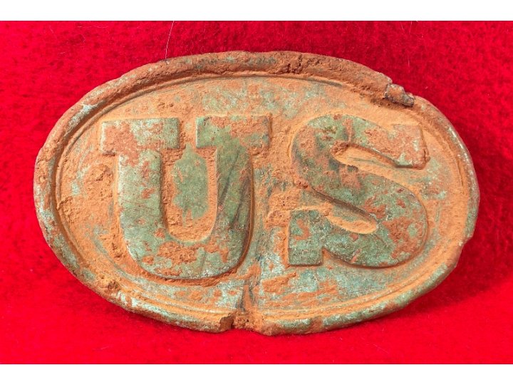 US Waist Belt Buckle Marked "W. H. SMITH / BROOKLYN"