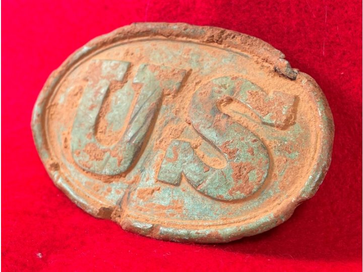 US Waist Belt Buckle Marked "W. H. SMITH / BROOKLYN"