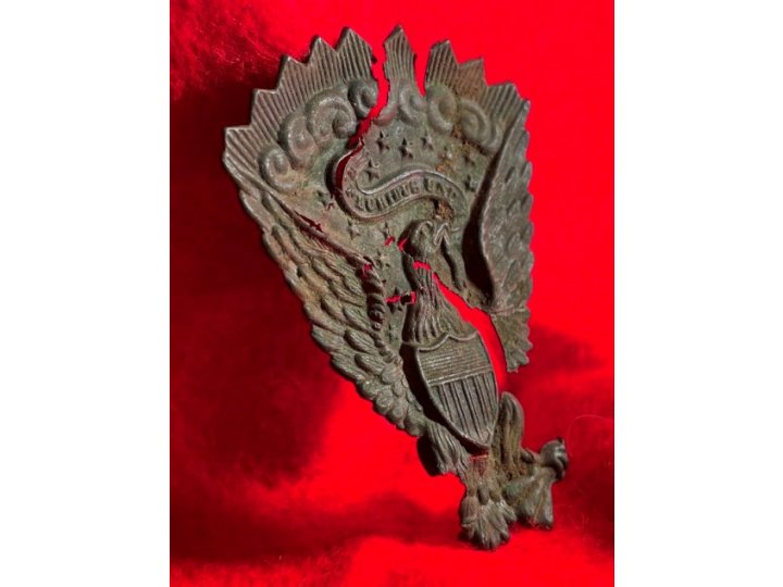 Federal "Jeff Davis" Hat Plate